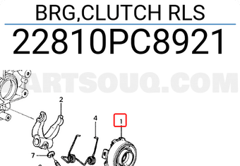 Honda 22810PC8921 BRG,CLUTCH RLS