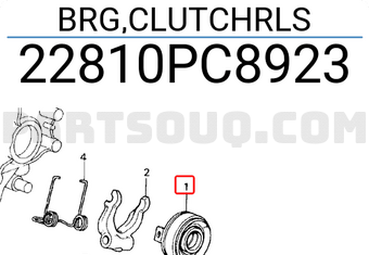 Honda 22810PC8923 BRG,CLUTCHRLS