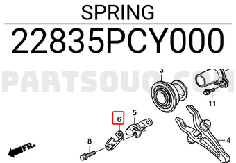 Honda 22835PCY000 SPRING