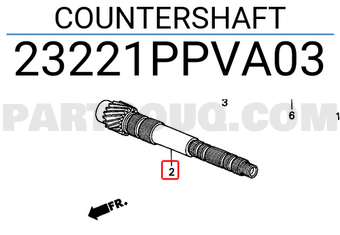 Honda 23221PPVA03 COUNTERSHAFT
