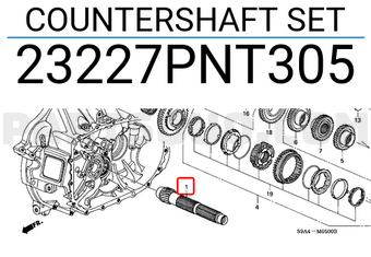 Honda 23227PNT305 COUNTERSHAFT SET