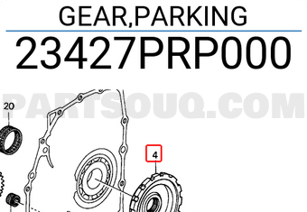 Honda 23427PRP000 GEAR,PARKING