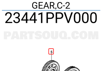 Honda 23441PPV000 GEAR,C-2
