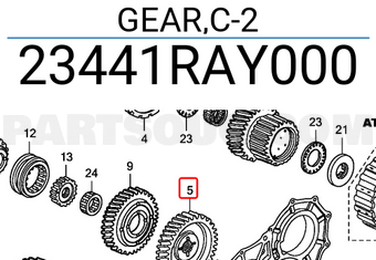 Honda 23441RAY000 GEAR,C-2
