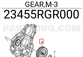 Honda 23455RGR000 GEAR,M-3