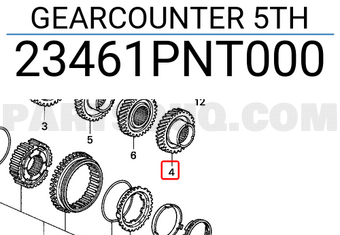 Honda 23461PNT000 GEARCOUNTER 5TH