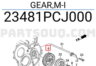 Honda 23481PCJ000 GEAR,M-I