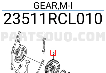 Honda 23511RCL010 GEAR,M-I