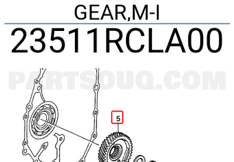 Honda 23511RCLA00 GEAR,M-I