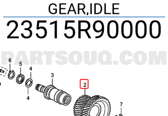 Honda 23515R90000 GEAR,IDLE