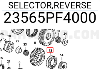 Honda 23565PF4000 SELECTOR,REVERSE