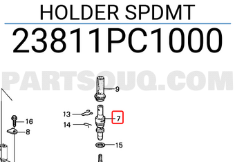 Honda 23811PC1000 HOLDER SPDMT