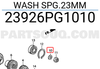 Honda 23926PG1010 WASH SPG.23MM