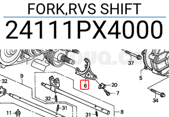 Honda 24111PX4000 FORK,RVS SHIFT