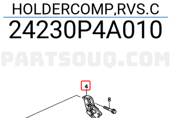 Honda 24230P4A010 HOLDERCOMP,RVS.C