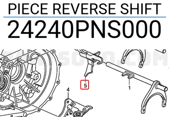 Honda 24240PNS000 PIECE REVERSE SHIFT