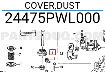 Honda 24475PWL000 COVER,DUST