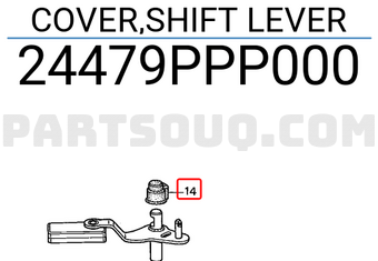 Honda 24479PPP000 COVER,SHIFT LEVER