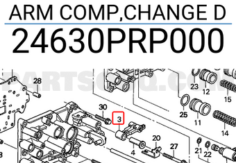 Honda 24630PRP000 ARM COMP,CHANGE D