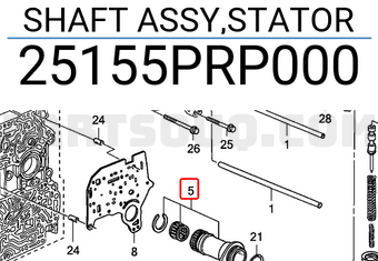 Honda 25155PRP000 SHAFT ASSY,STATOR