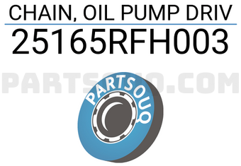 Honda 25165RFH003 CHAIN, OIL PUMP DRIV