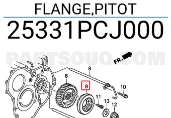 Honda 25331PCJ000 FLANGE,PITOT