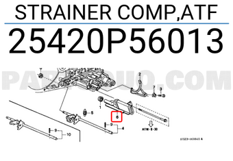 Honda 25420P56013 STRAINER COMP,ATF