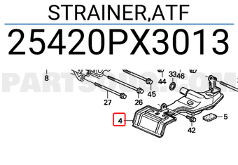 Honda 25420PX3013 STRAINER,ATF
