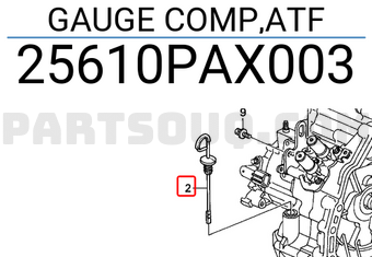 Honda 25610PAX003 GAUGE COMP,ATF