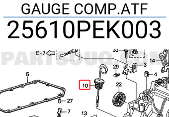 Honda 25610PEK003 GAUGE COMP.ATF