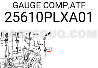 Honda 25610PLXA01 GAUGE COMP,ATF
