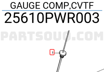 Honda 25610PWR003 GAUGE COMP,CVTF