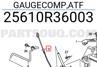 Honda 25610R36003 GAUGECOMP,ATF