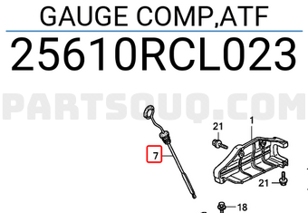Honda 25610RCL023 GAUGE COMP,ATF