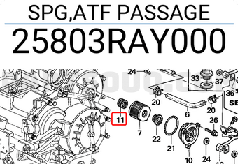 Honda 25803RAY000 SPG,ATF PASSAGE
