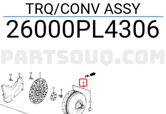Honda 26000PL4306 TRQ/CONV ASSY