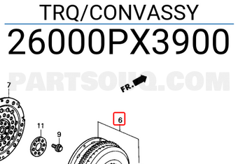 Honda 26000PX3900 TRQ/CONVASSY