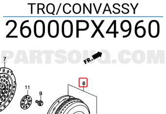 Honda 26000PX4960 TRQ/CONVASSY