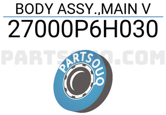Honda 27000P6H030 BODY ASSY.,MAIN V