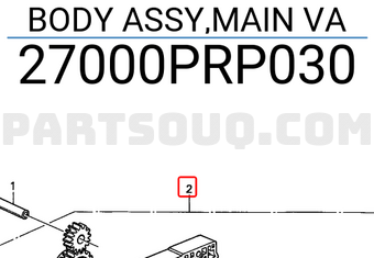 Honda 27000PRP030 BODY ASSY,MAIN VA