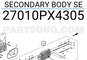 Honda 27010PX4305 SECONDARY BODY SE