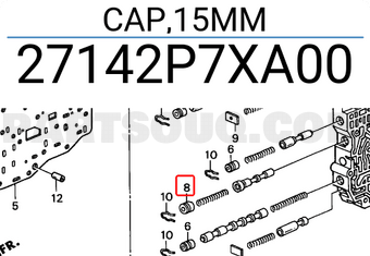Honda 27142P7XA00 CAP,15MM