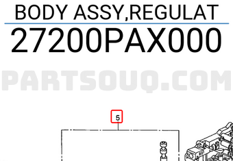 Honda 27200PAX000 BODY ASSY,REGULAT