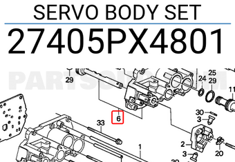 Honda 27405PX4801 SERVO BODY SET