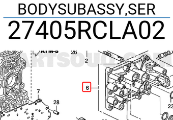 Honda 27405RCLA02 BODYSUBASSY,SER