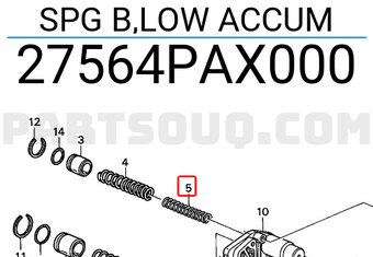 Honda 27564PAX000 SPG B,LOW ACCUM