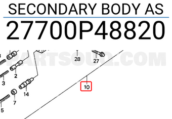 Honda 27700P48820 SECONDARY BODY AS