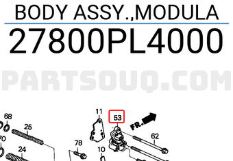 Honda 27800PL4000 BODY ASSY.,MODULA