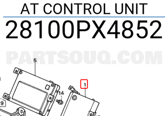 Honda 28100PX4852 AT CONTROL UNIT
