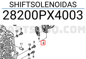 Honda 28200PX4003 SHIFTSOLENOIDAS